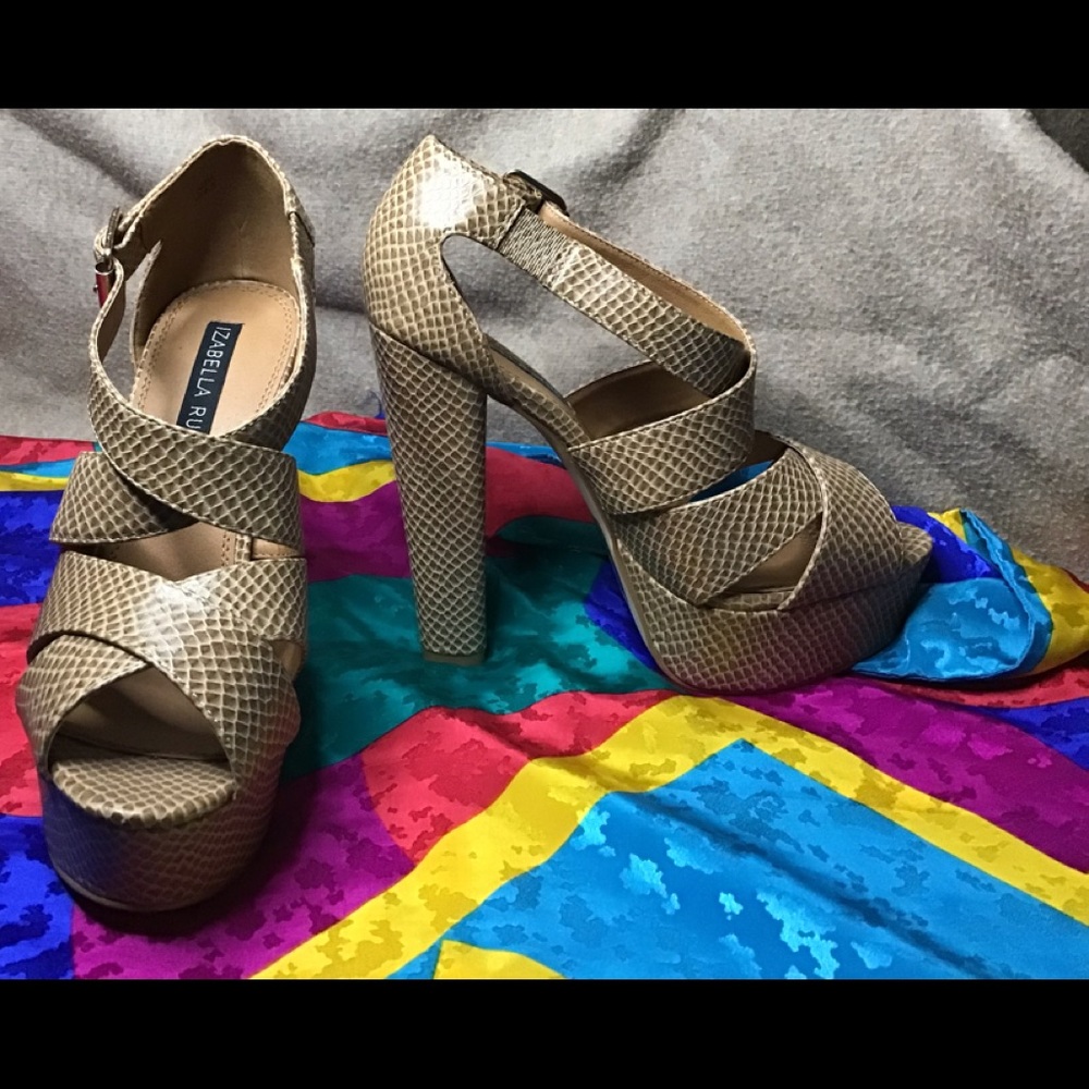(#14) Izabella Rue Alda Platform Stiletto Sandals